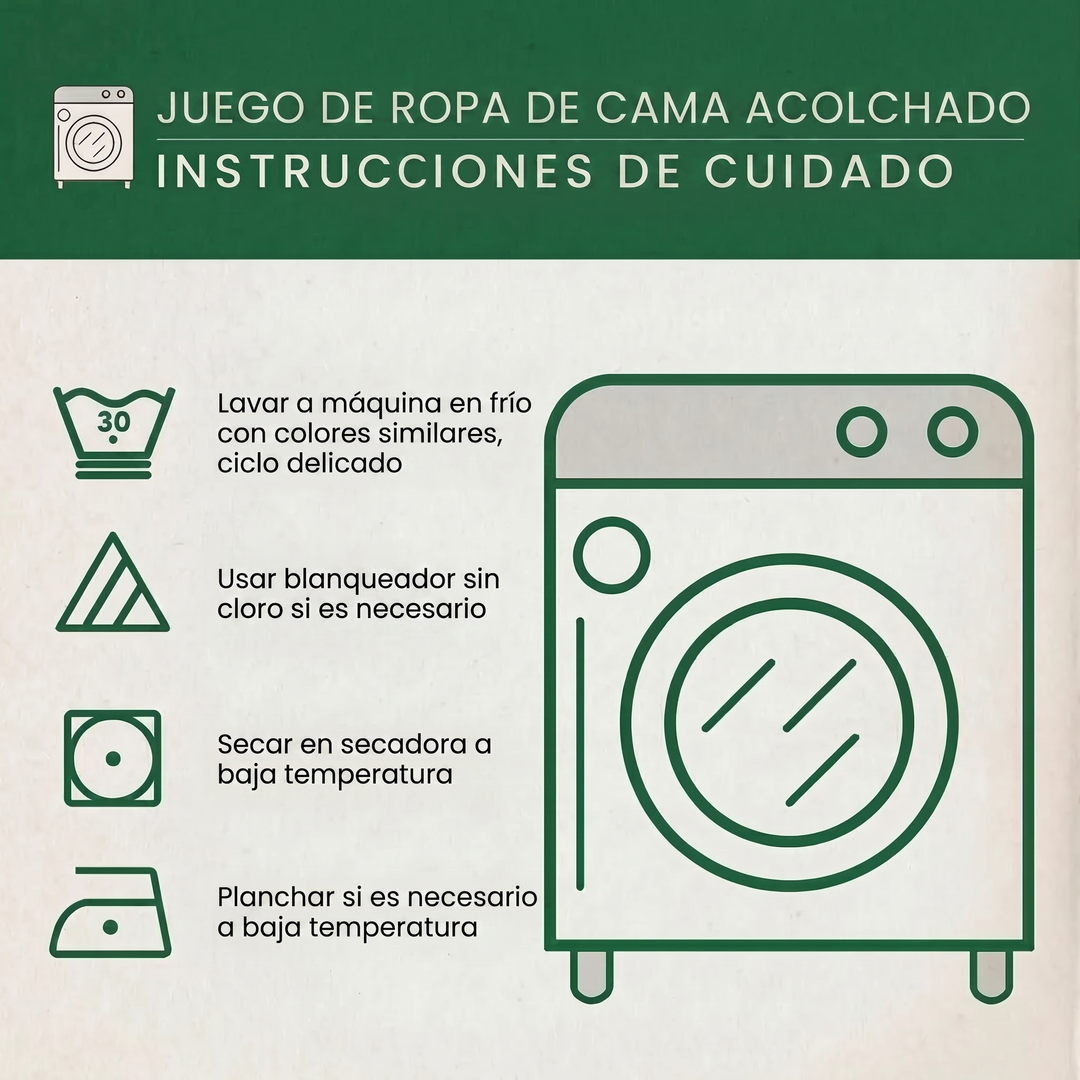 Juego de cama acolchado de 3 piezas - Atardecer sobre los Cactus